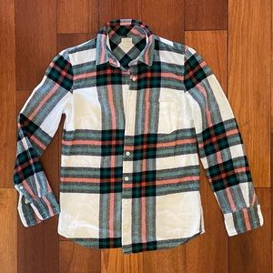 J Crew factory rock salt plaid shirt